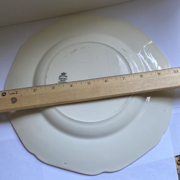Crown Ducal 10 inch dinner plate. Beautiful pattern made in England - Picture 6 of 8